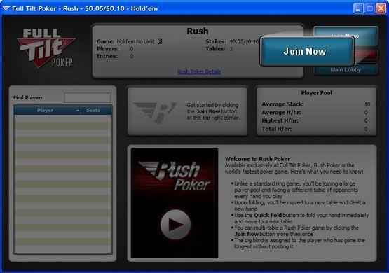 Как начать играть в Rush Poker за кеш столами