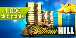 William Hill: 1000 клубных очков бесплатно