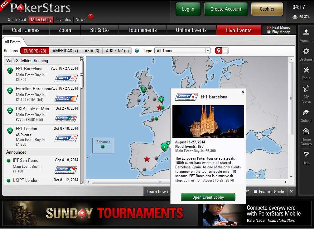 PokerStars 7 - Live Events