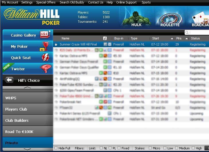 William Hill Summer Craze Final