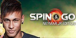 Выиграйте золотую фишку в специальных Spin&Go Neymar JR Edition турнирах на PokerStars